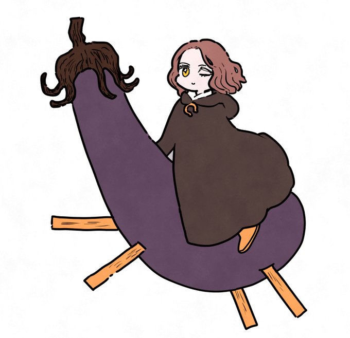 「brown hair eggplant」 illustration images(Latest)