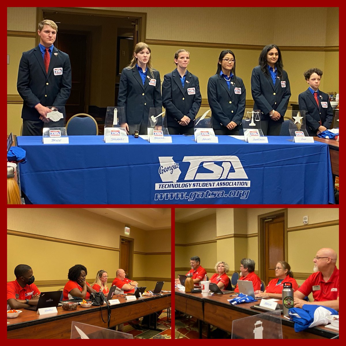 AQuarles20's tweet photo. Awesome weekend at #StoneMountain planning for the 22-23 year and beyond with the @GeorgiaTSA20 State Officers and the rest of the GATSA BOD. @TEAMTRI @GeorgiaCTAE #ForeverTSA #CORE22 #FLC22 #SLC23 #BODtraining #policiesandprocedures #strategicplanning https://t.co/Is4M4m3kAL