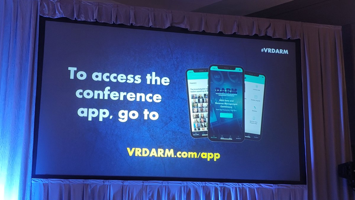 TouchStay's tweet photo. Always fun to catch a cameo shot of your theatre debut on the big screen at the opening of conference! ๐ฅ#TouchStay #DigitalGuidebook #EventGuidebook #PropertyGuidebook #GuestExperience #DARM2022 #EnhancingGuestExperience #VRMIntel #VacationRentalIndustry #VRDARM https://t.co/qpz18qRXkw