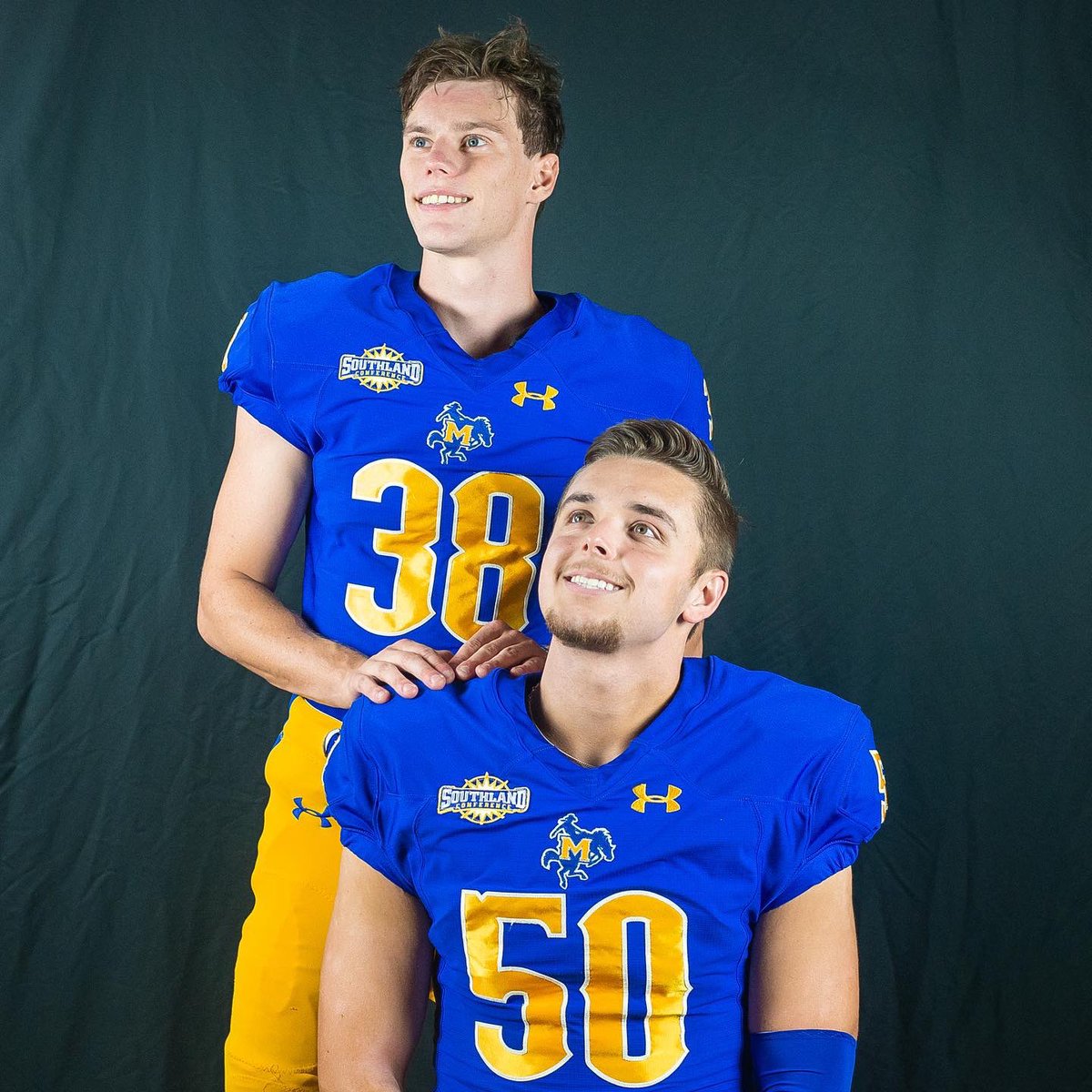 CFB247's tweet photo. Callum Eddings &amp; Trey Vondenstein
McNeese State University, Punter &amp; Long Snapper 2022 https://t.co/zZ9wf4dPJX