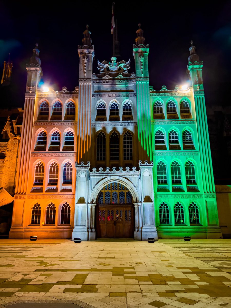 Such a delight to see the Guildhall lit in the Indian Tricolour. Happy 75th Independence Day! Thank you <a href="/MunsurAli/">Munsur Ali CC</a> for co-supporting.