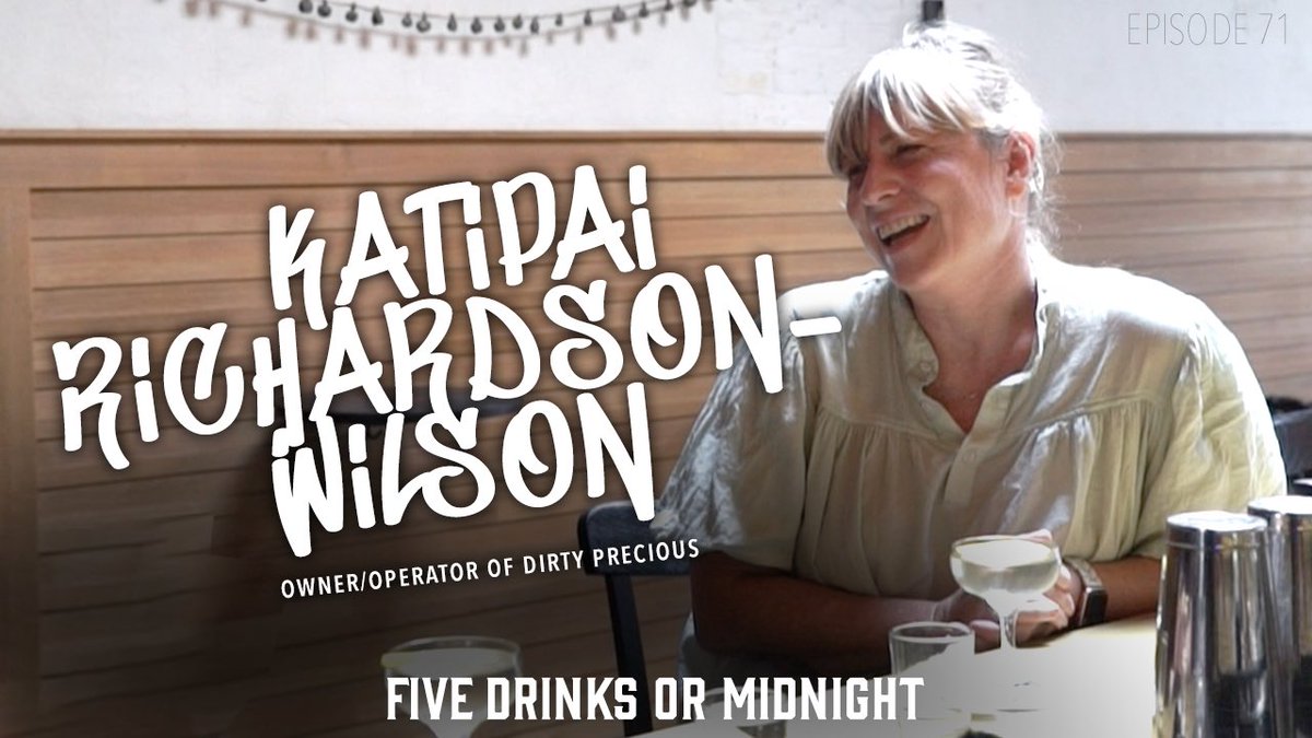 Episode 71 of @fivedrinksormidnight, we are sitting down with Katipai Richardson-Wilson (@katipai), the owner and operator of Dirty Precious <a href="/dirtypreciousbk/">Dirty Precious</a> a casual cocktail bar in the heart of Gowanus, Brooklyn . 

youtu.be/4L4sFPurLjs