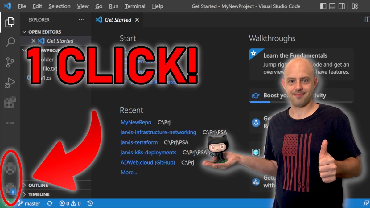 Did you know you can create a new repository in GitHub directly from VSCode in just 1 click?

Now you do :)

youtu.be/shP-3p-2m6g

#github #vscode #devops