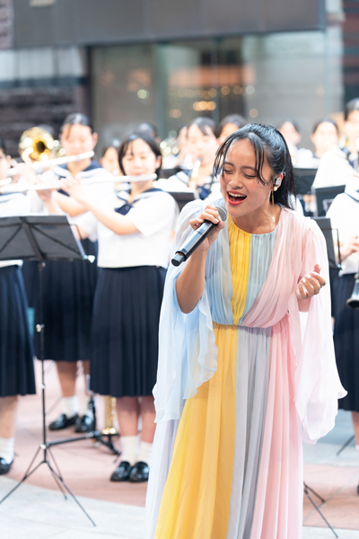 Tomotomo イベント最高でした 会場に広がる清水さんの素敵な歌声と吹奏楽部皆さんの演奏に感動 大好きなこの曲と ディズニープリンセスメドレーが聴けて幸せ 素敵な企画をありがとうございました Twitter