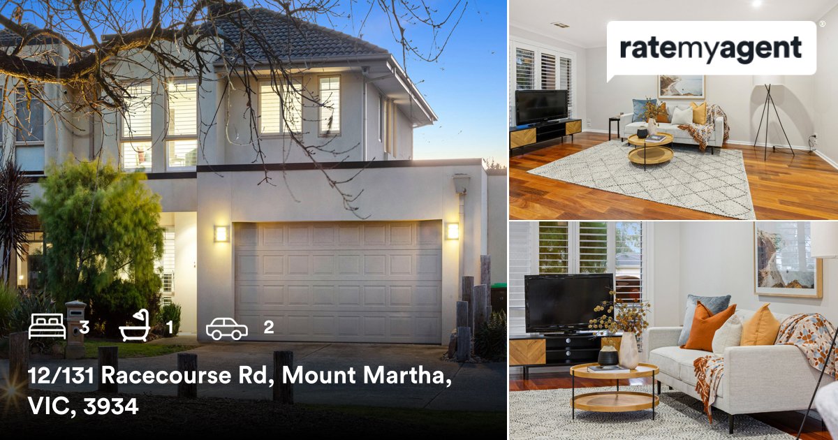 dureau6979's tweet photo. 🛌 3 🛀 1 🚘 2
📍 12/131 Racecourse Rd, Mount Martha, VIC, 3934

My latest listing on #RateMyAgent
https://t.co/S0Hge7JeFM https://t.co/gwJEsR2OyR
