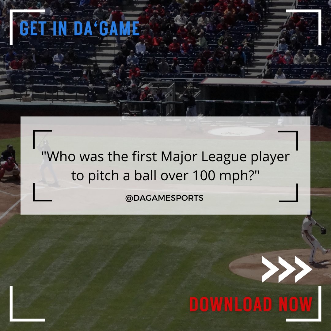 DaGameApp's tweet image. 🚨TRIVIA ALERT🚨

SWIPE FOR THE ANSWER

⬇️Download Da’Game sports trivia app to answer the question and test your knowledge!

🆓 DOWNLOAD
linktr.ee/dagamesports 
(Link in bio) for iOS &amp;amp; google play store!