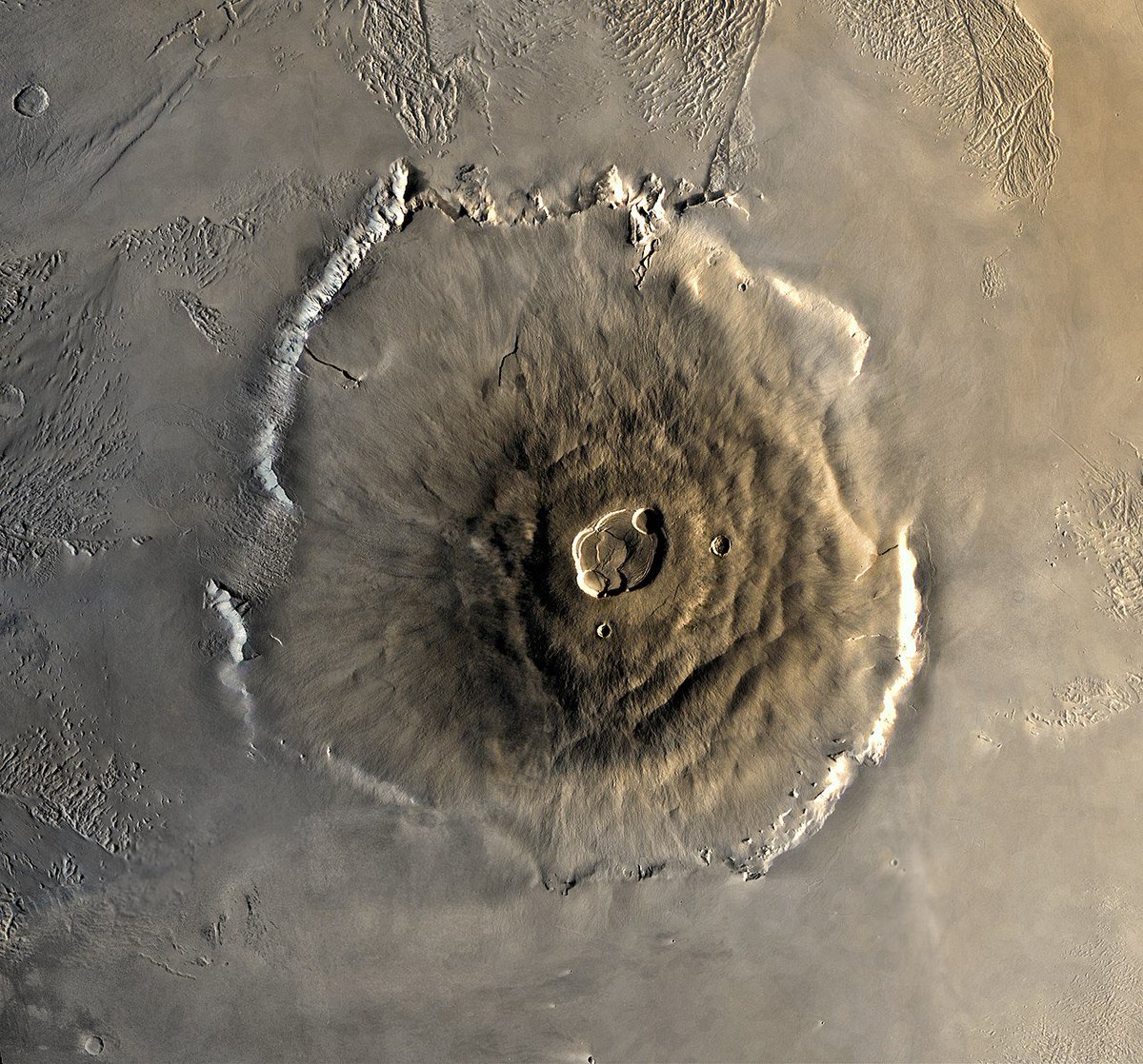 Space fact:  

There is a volcano on Mars that is about two and a half times size of Mount Everest!