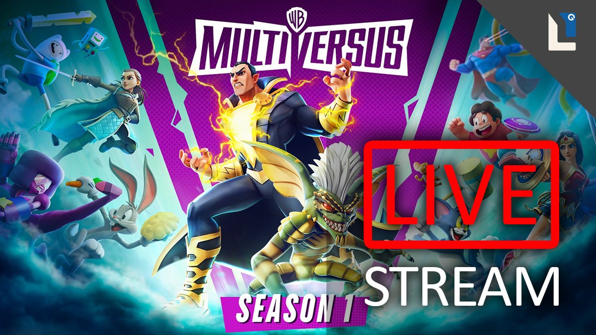 LvloneG's tweet photo. 🔴We're live🔴Multiversus season 1, patch notes and changes and viewer games! Join us!
Live stream: https://t.co/OBzf9Sf49j
#livestream #TwitchStreamers #MultiversusStream https://t.co/YbPObdyXac