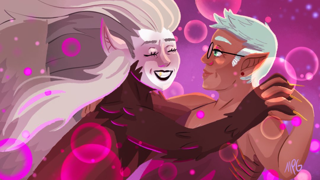 mpg_art's tweet photo. Ummmm I just love them okay.... My little heart ❤️ Raine in that red dress *chefs kiss*
@DanaTerrace
#theowlhouse #theowlhousefanart #raeda #rainewhispers #edaclawthorne #edaxraine #ditigalart #procreate #harpyeda https://t.co/0AHiL7WKeG