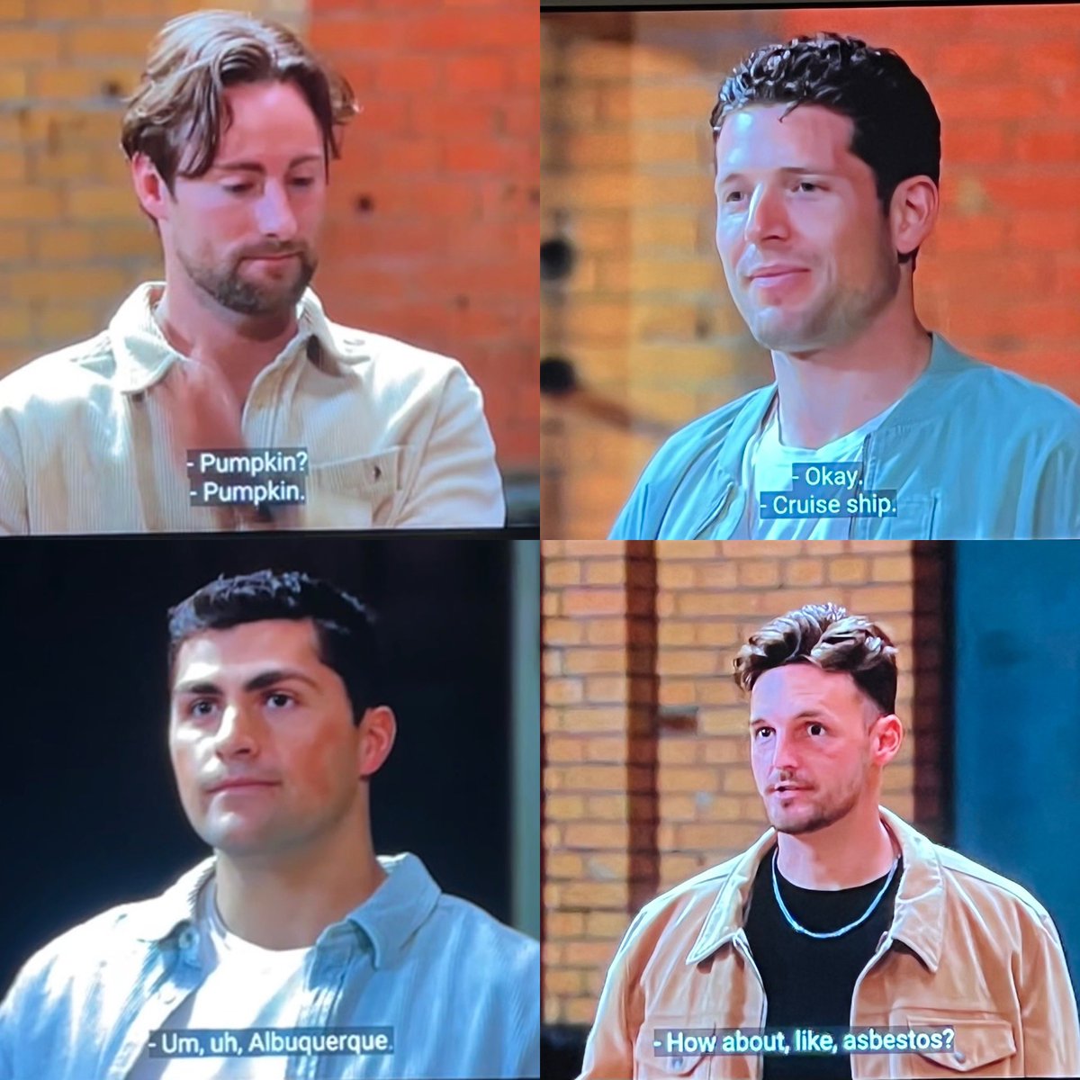 jodiwatchesbach's tweet photo. I feel like we learned more about the guys with these 4 words than we have all season  #TheBachelorette #TheBachelorettes https://t.co/ZFYdwEhG9t