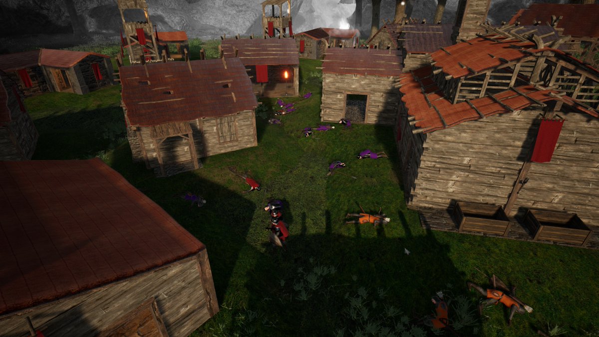 caz_game's tweet photo. A well-planned defense can repel a larger force. Building interiors offer narrow doorways where an enemy's number advantage can be reduced.
#RTS #ARPG #indiegaming #indiedev #gamedev #gamedesign #indiegames #indiegaming #IndieGameDev https://t.co/IeLJjRwvUa
