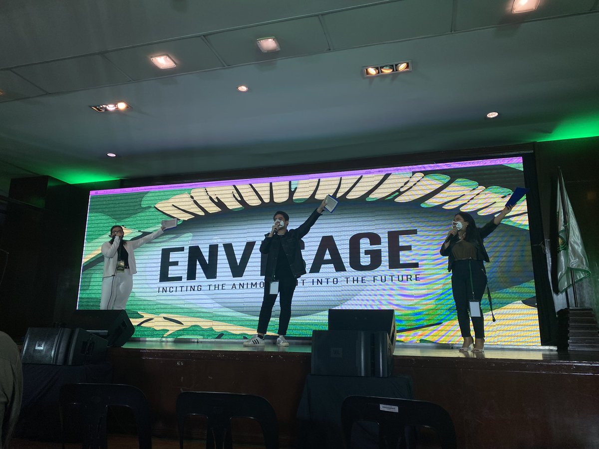 #BeEngaged 📣

🚨NOW HAPPENING: Live from Villarosa Hall, hosts Joshua Santarin, Fiona Santos, and Ynah Bonifacio welcome the Crusaders. 

#LSGA2022
#EnvisageISC
#IncitingIntoTheFuture
