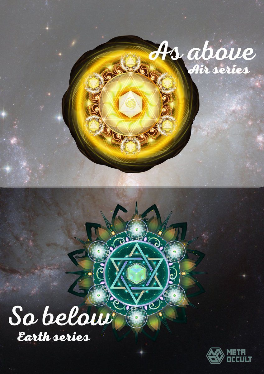 MetaOccult's tweet image. As above, so below, as within, so without, as the universe, so the soul. 

#Occult #NFTCommumity #nftart