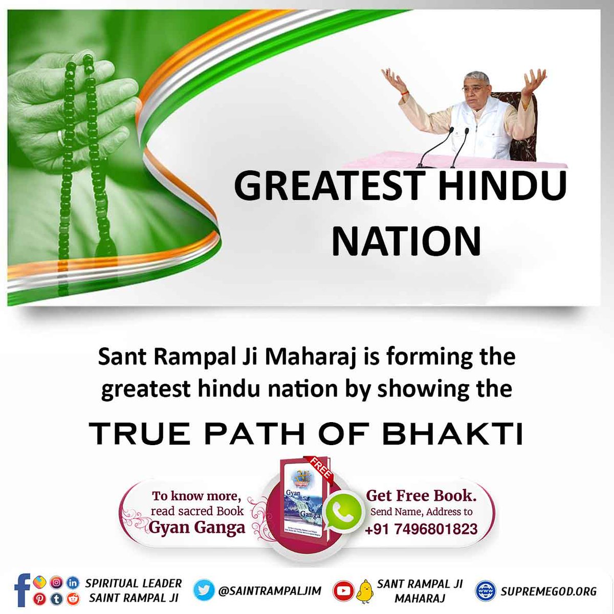 Antriksha_Das's tweet photo. #GodMorningTuesday
Param Sant Rampal Ji Maharaj is telling the human society the way to live on the basis of true spiritual knowledge certified by all the scripture.
#FreedomFromSocialEvils https://t.co/aufjcetldx