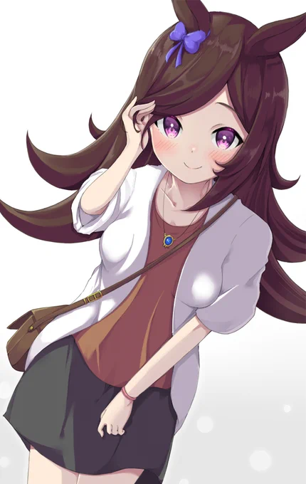 夏服コーデライス#ウマ娘 #ライスシャワー #絵師さんと繋がりたい 