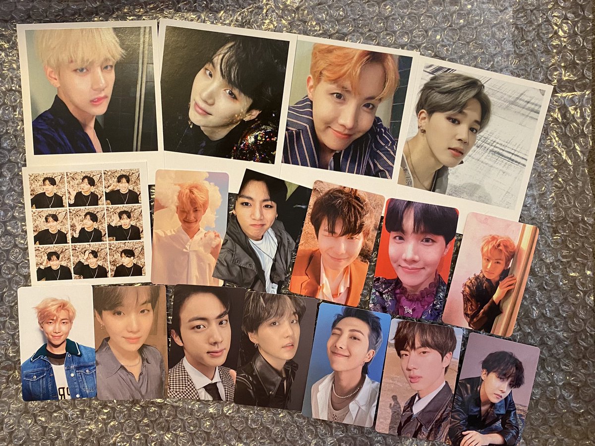 nikki4noo's tweet photo. Thank you @kwave_chingu. My pretties arrived safely yesterday and now I have the complete Wings Polaroid set and the Now 2 joins the 1 & 3 already in my possession ๐ https://t.co/oBK9cZ21cT