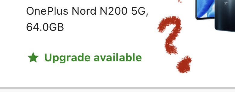 Yeah…⁦<a href="/TMobile/">T-Mobile</a>⁩ - Upgrade available! I can “upgrade” my car to a ⁦⁦<a href="/Ferrari/">Ferrari</a>⁩ any time I want …if I have the money. Same program ⁦<a href="/TMobileHelp/">T-Mobile Help</a>⁩ where they offer a more expensive than Best Buy option to UPGRADE????