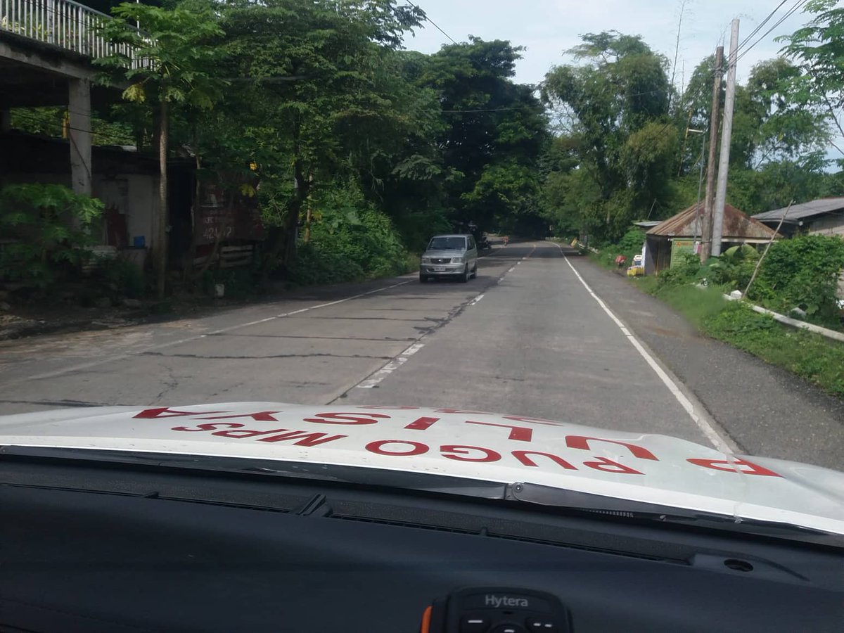 pugomps's tweet photo. On August 16, 2022, personnel of PUGO MPS  under the supervision of PMAJ BERNABE P GALLARDO, ACOP conducted routine mobile patrolling along Barangay and National Roads to strengthen security and monitor any illegal activities within area of responsibility. https://t.co/mRvmKotcj3