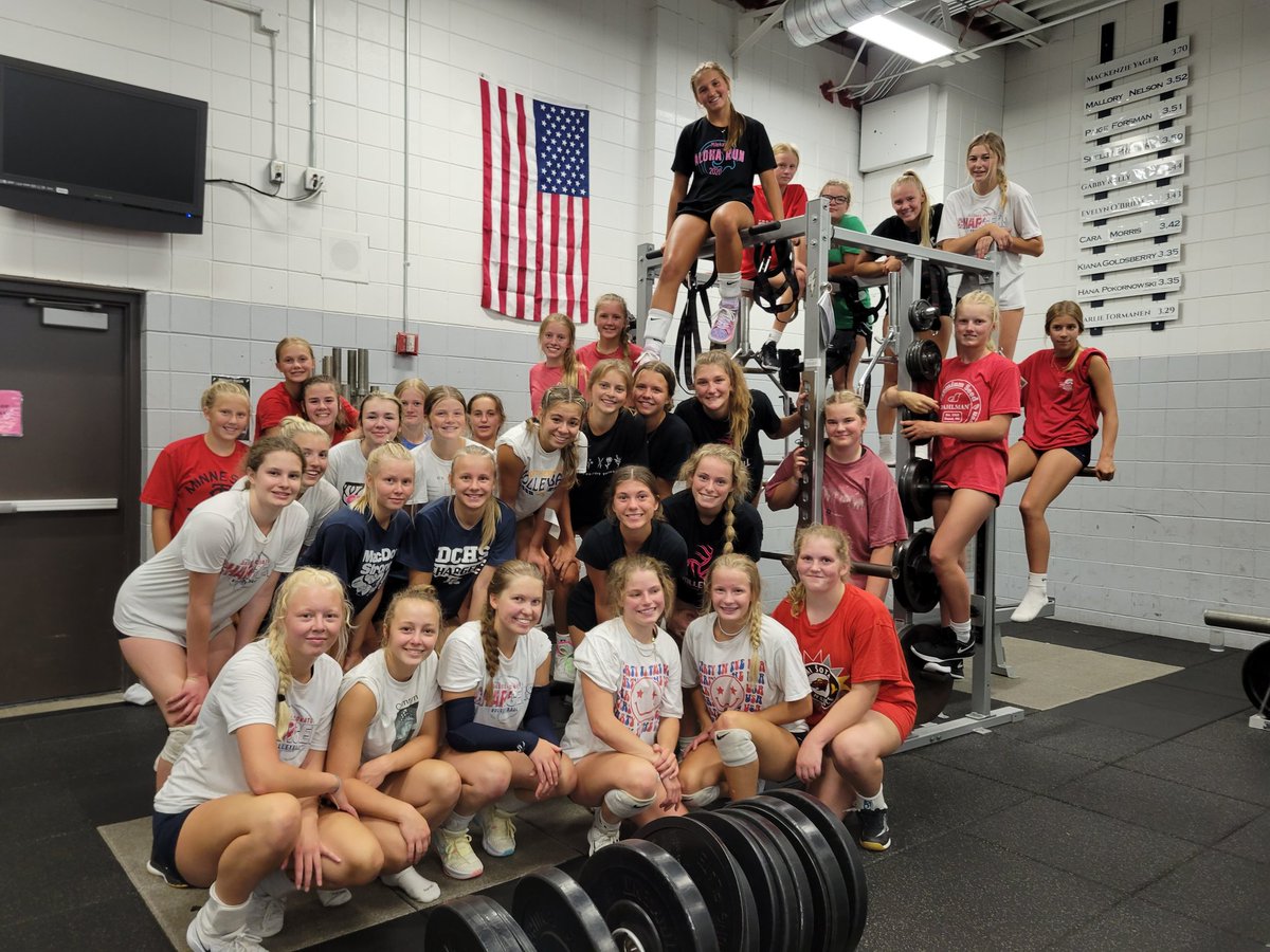 DCChargerVB's tweet photo. Getting it done on day one! Love this sport. Love our coaches. Love these girls.  Volleyball rules! https://t.co/6Hx4ENoYdz