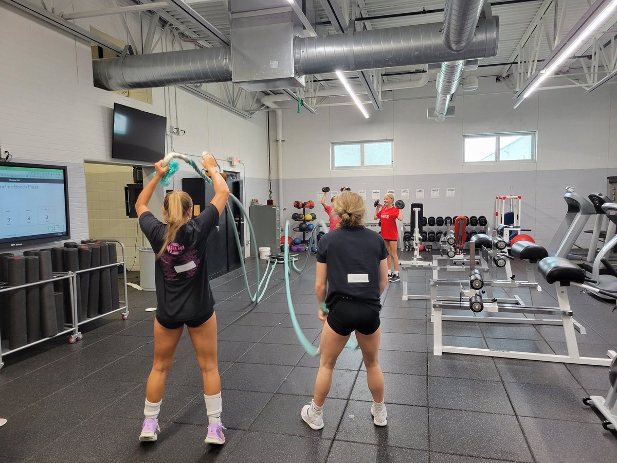 Getting it done on day one! Love this sport. Love our coaches. Love these girls.  Volleyball rules!