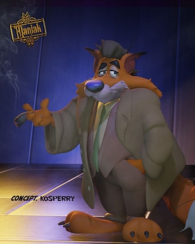 Kosperry's tweet photo. Couldn’t help but wanna share this here as well! maniak3d on Instagram decided to create this 3D model of my fox Columbo character! Gosh I just think its so cool to see him in this style! He looks like he came straight out of a videogame! 🦊🚬

🎨 credits! https://t.co/ykev4LeP2q https://t.co/ZX7xaV73Dd