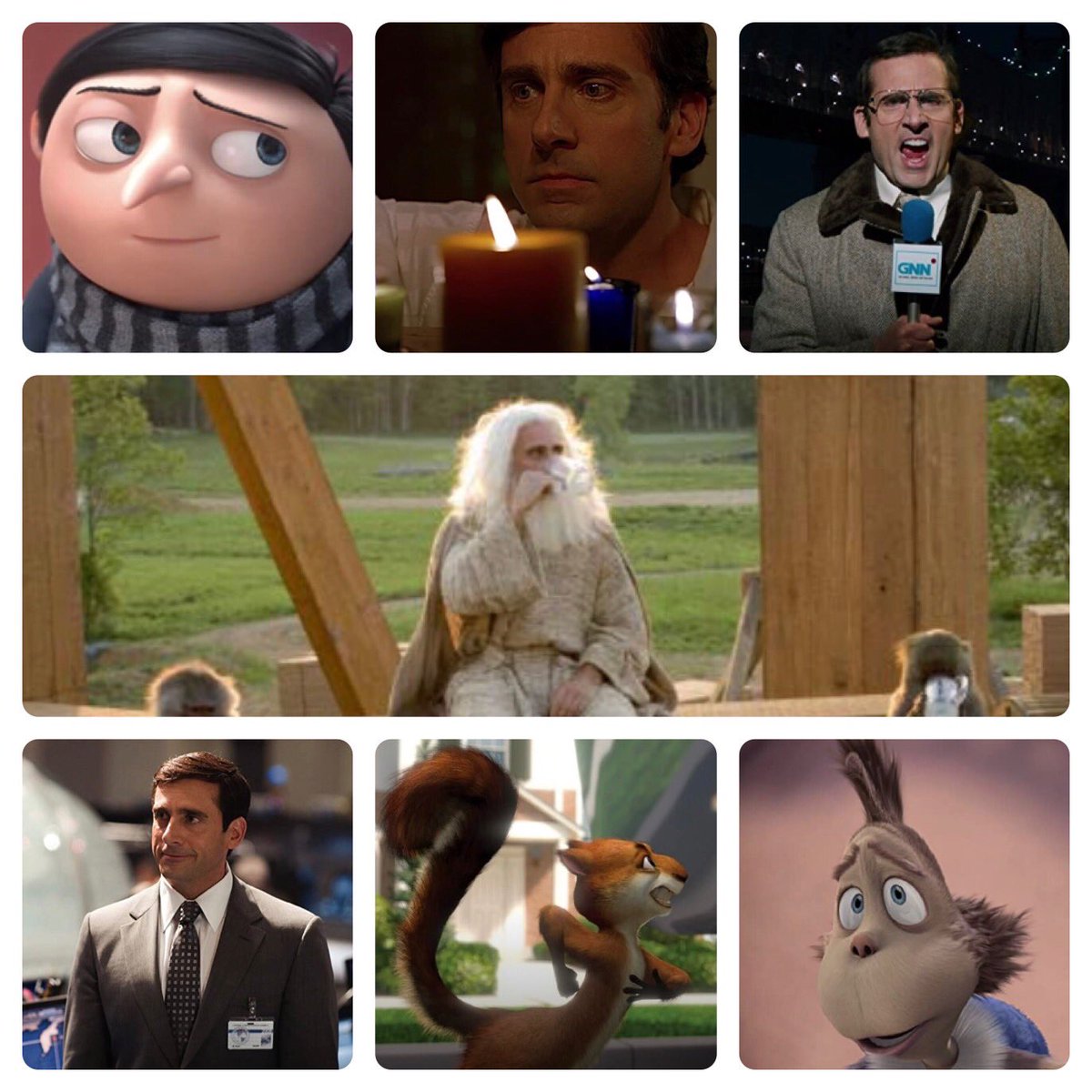 Happy 60th birthday to Steve Carell 
#happybirthday #stevecarell #despicableme #despicableme2  #despicableme3 #theriseofgru #minions2 #brucealmighty #evanalmighty #evanbaxter #the40yearoldvirgin #anchorman #anchorman2 #bricktamland #overthehedge  #hortonhearsawho  #getsmart