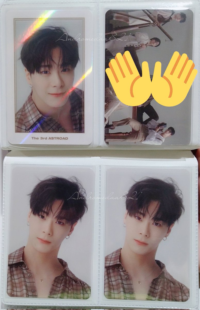 Andromedaa821's tweet photo. WTS/LFB 🇵🇭
ASTRO Stargazer Trading cards
₱90 each
₱100- Moonbin special pc

On-hand, Fresh pull
Sco/ggx
Bpi/gcash

MJ Jinjin cha eunwoo moon bin rocky sanha https://t.co/DaBXT42LT2