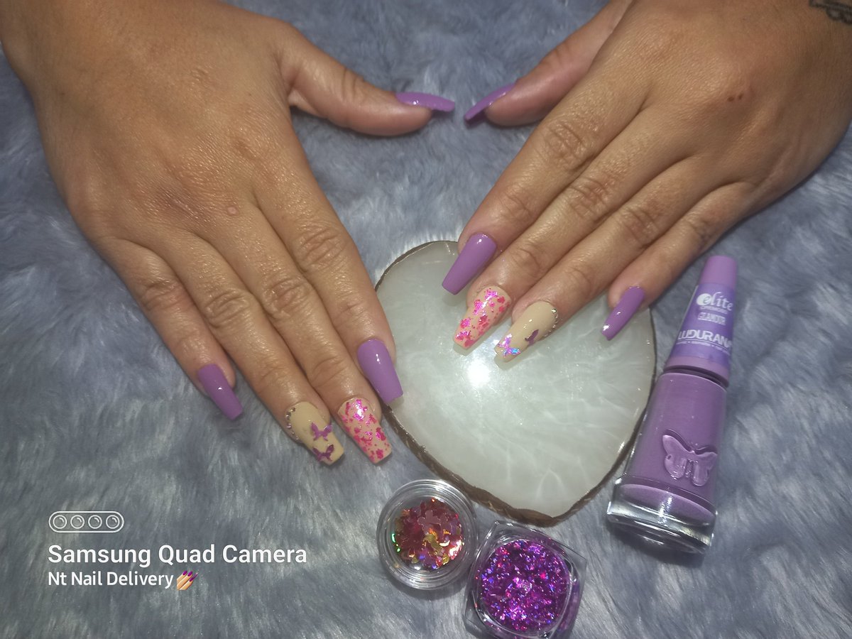 ntnail_delivery's tweet photo. Cliente Bia 💅🏼❤

#PostiçaRealista #EsmalteLudurana #PapelDeOuro #Roxo #Borboleta #NtNailDelivery https://t.co/NNWk3wrWJh