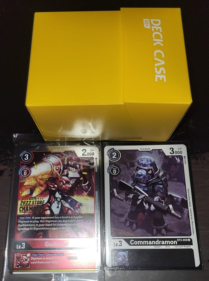 ShadiusSv's tweet image. So started playing the @digimon_tcg_EN back around late may, early june. Glad to say I got my nationals invite locked in tonight after taking down a store championship. Man this game is fun! #Digimon #dbrigade