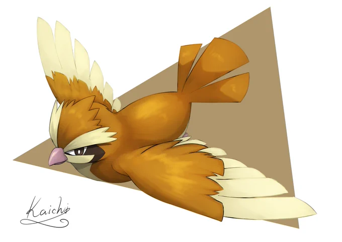 #全てのポケモン描いてみるNo.016 No.017 No.018 