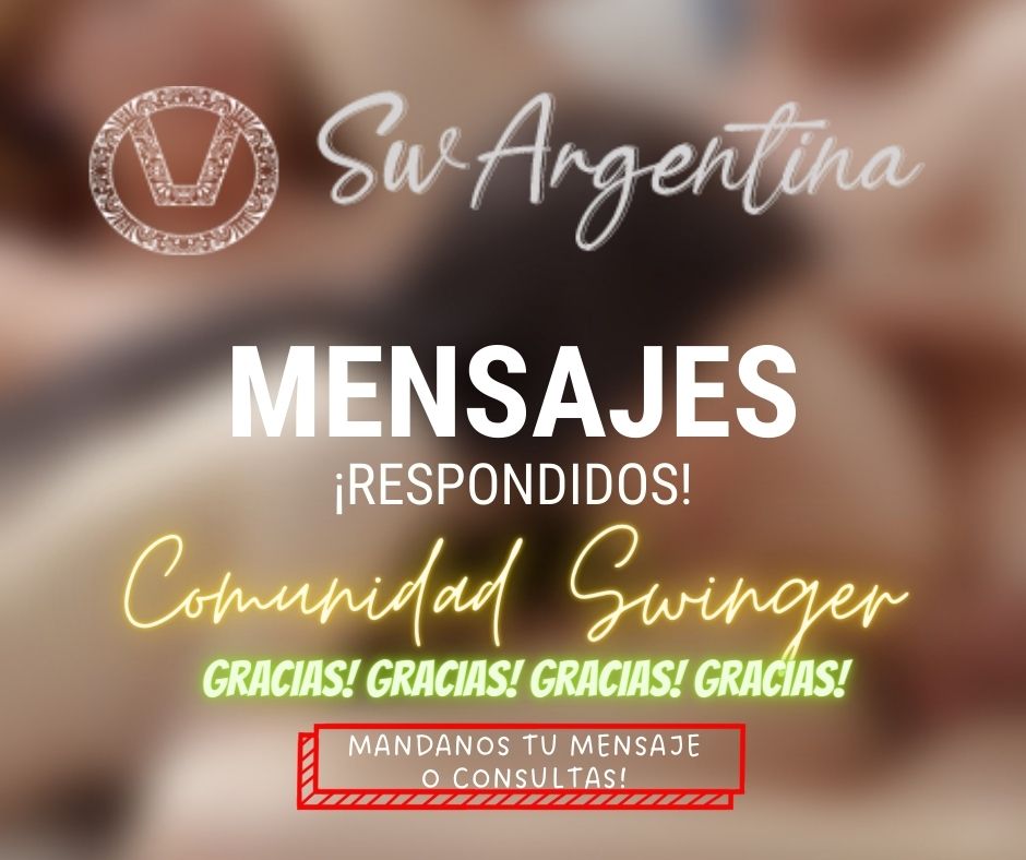 Nos pusimos al día con los Mensajes!!!
Ya respondimos todos los #DM 🥰
Primeros Dias de Septiembre Largamos para que puedan entrar a chusmear y probar todo!
Se viene #SwArgentina Tu #Comunidad #Swinger

#swingersgroup #swingersreales #swingersargentina