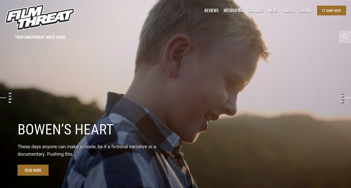 FilmThreat's tweet photo. “The first surgery took place five days after his birth, and Bowen suffered a stroke and cardiac arrest…” Alan Ng finds hope in Bowen's Heart.
https://t.co/WK3cXtyRJd #SupportIndieFilm #BowensHeart #Documentary https://t.co/ZrYjMpUK1B