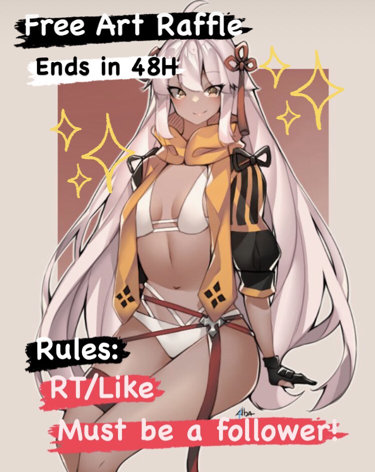 Alba_Dusk's tweet photo. 🤍 FREE ART RAFFLE 🤍
       48 Hours to finish!

WINNER will get a free #PNGTUBER SPRITE!

RULES:
- Follow (must be a follower)
- RT/Like ❤️

I JUST WISH MORE PEOPLE COULD SEE MY WORKS!! PLS CONSIDER JOINING 🥺🙏🏼

Thank you for joining and good luck 🍀 https://t.co/v08fBQEvHN