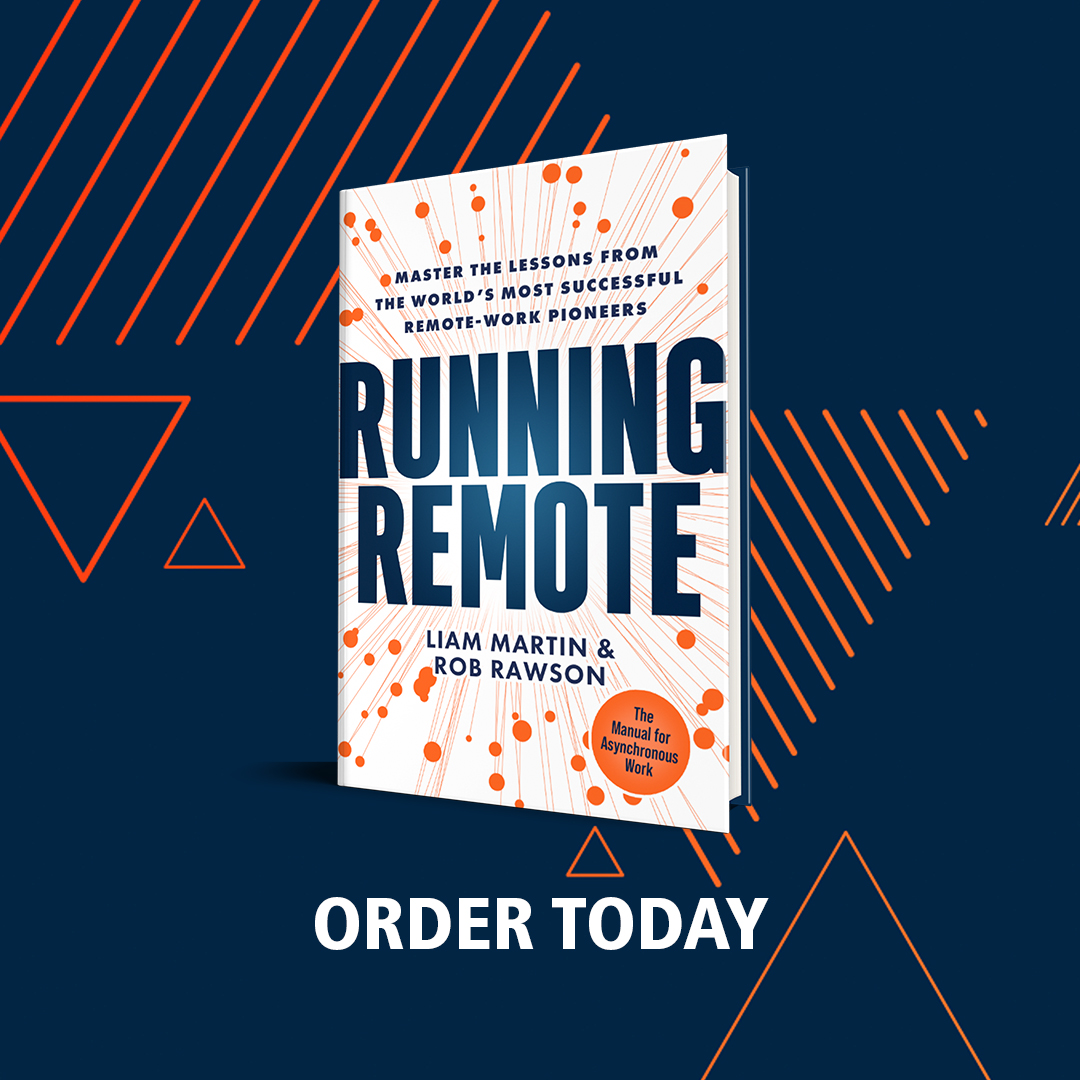 RobertRawson's tweet photo. Today is a big day! It's the book launch of Running Remote, our book on uncovering the mindset and strategies to build and grow successful organizations from the ground up. I hope it's valuable for everyone struggling with remote work. https://t.co/hQEmuUkSYJ #runningremotebook https://t.co/8eqvyDo7dI