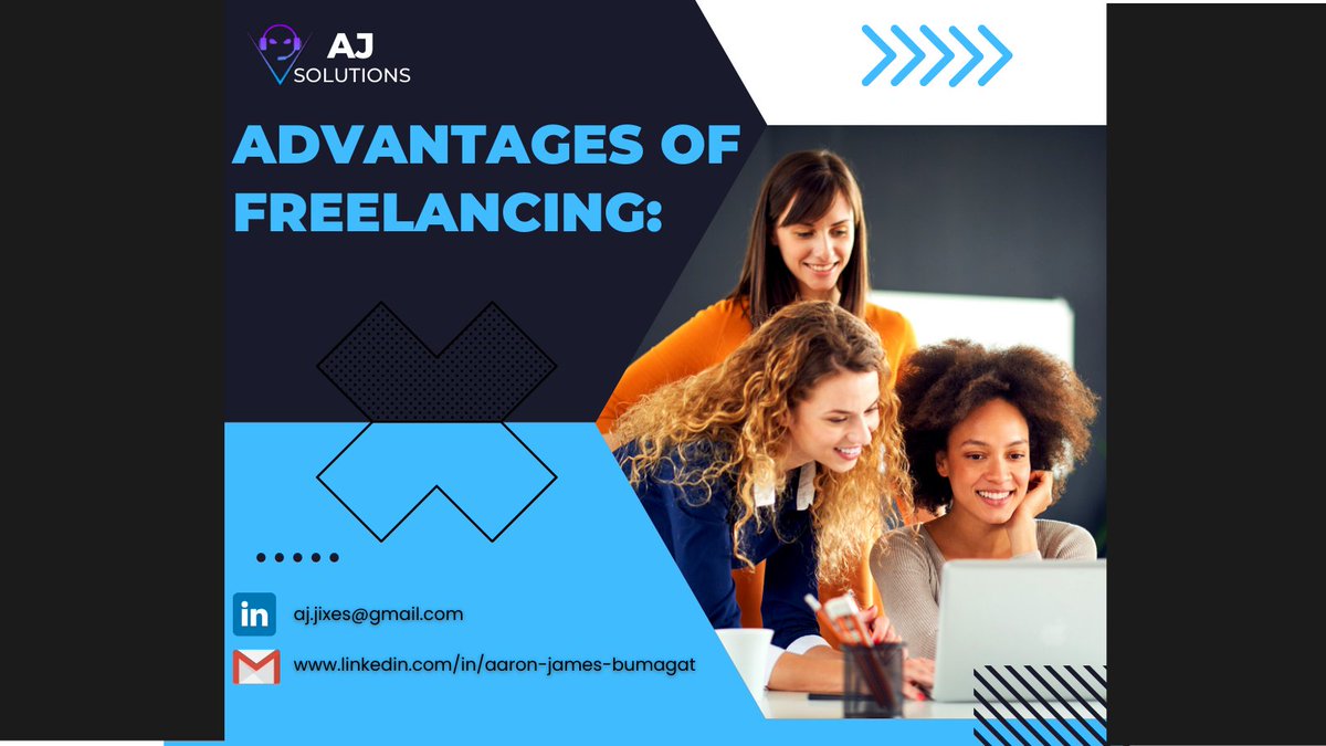 aaron_bumagat's tweet photo. You may achieve a work-life balance ⚖ as a freelancer by choosing to take on as little or as much work 💼 as you'd like. You may have a flexible work schedule, and it is comparatively fast and easy😍.
-Fast 
-Easy
-Flexibility
-Freedom
-Balance https://t.co/0TATXTr2Z8
