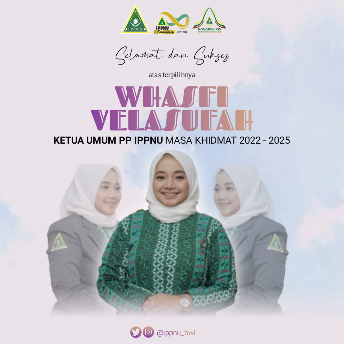 IPPNU_BWI's tweet photo. Selamat Rekan Agil dan Rekanita Vela🤗🤗🤗🤗 @IPPNU_BWI @pcipnu_bwi https://t.co/79FUw2HKY9
