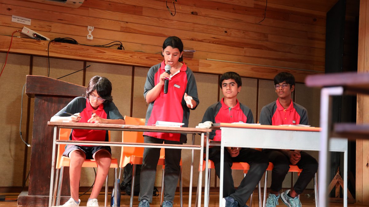 FSSurat's tweet photo. To focus on Impacts of Sciences, G9-10 Sciences team organised a debate competition - War of Words! Participants showcased their Research skills, Critical Thinking Skills and Communication Skills through this event.
#FSWay #FSHappenings #FSStudents #FSLife #IBClassrooms https://t.co/dk6egUyAG2