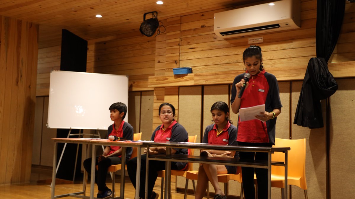 FSSurat's tweet photo. To focus on Impacts of Sciences, G9-10 Sciences team organised a debate competition - War of Words! Participants showcased their Research skills, Critical Thinking Skills and Communication Skills through this event.
#FSWay #FSHappenings #FSStudents #FSLife #IBClassrooms https://t.co/dk6egUyAG2