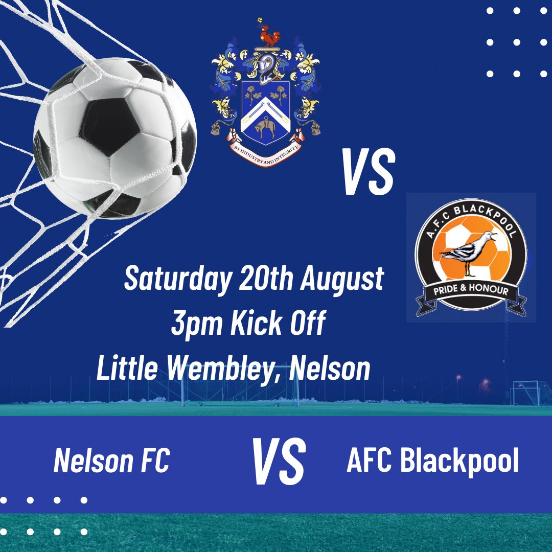 This Saturday also sees our new sponsor <a href="/UtilitaEnergy/">Utilita</a> visit us with their mobile unit. Visit us and speak to their friendly team to get energy efficiency advice so you can start saving and do your bit for the planet at the same time. 

⚽️ Nelson vs <a href="/AFCBlackpool/">AFC Blackpool</a> 

Info below 👇🏻