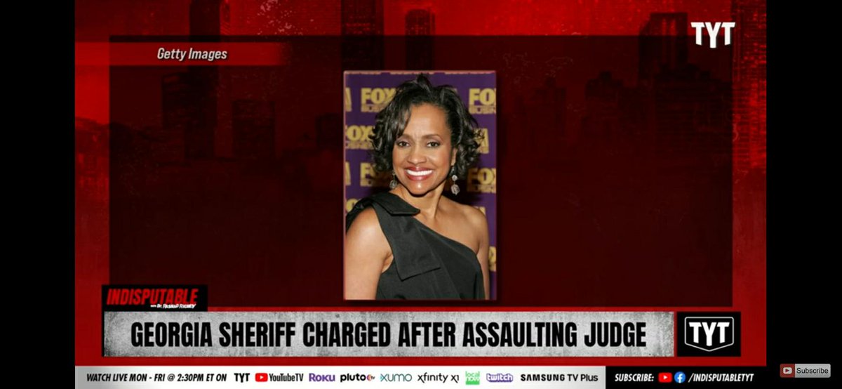 blackcointelpro's tweet photo. Prominent black female tv #JudgeHatchet is #sexually #assaulted at #Sheriff's convention by a #whitecop in front of room full of #Police (majority white) &amp; no one says/does anything. #BlackCops #BlackLawyers &amp; #BlackJudges know their roles in ⚖️#shitstem! https://t.co/ywL3NbLVjZ https://t.co/aIeJS7ncvQ