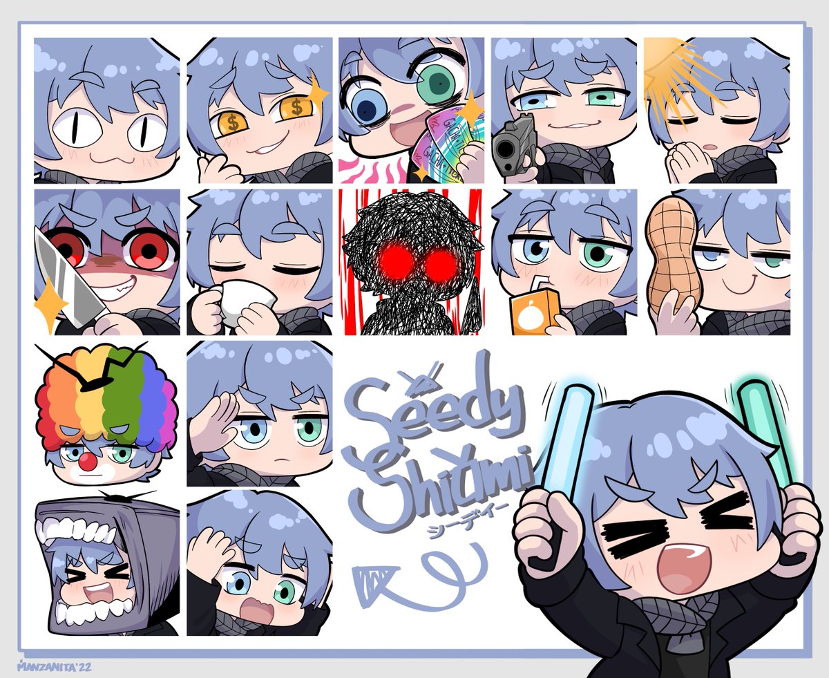 I was in charge of the emotes for Speedy! #seedyart
Thank you for the commission @SeedyShiomi 
