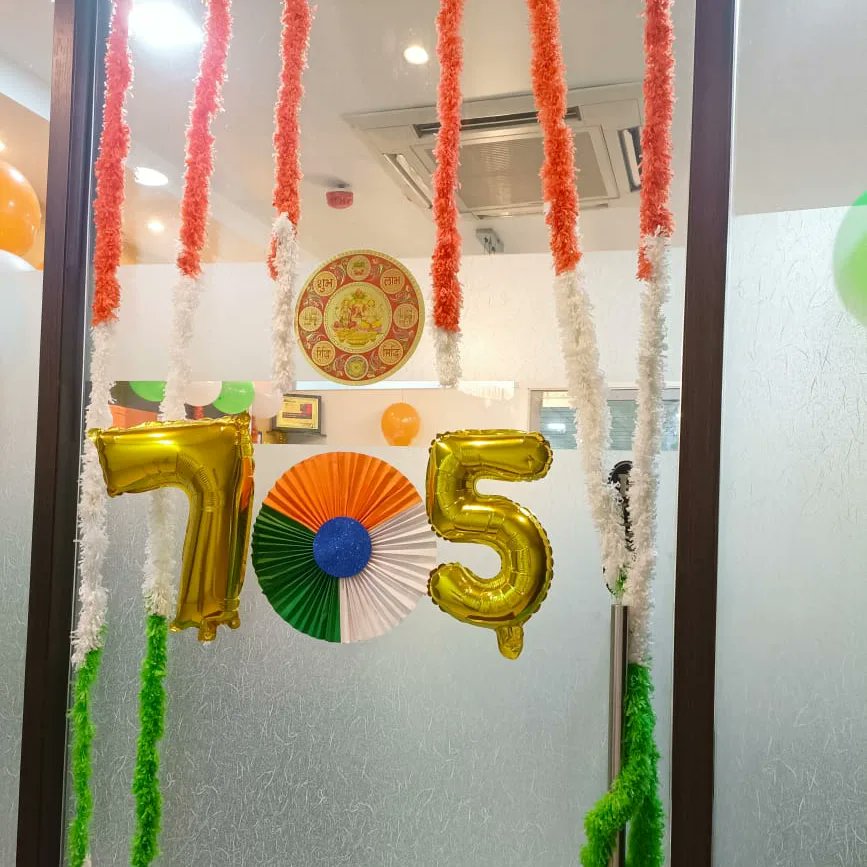 MetaPvt's tweet photo. Glimpse of celebration of 75th Independence Day at Meta Infotech.

Azadi Ka Amrit Mahotsav.

#metainfotech #meta #mumbai #independenceday #india #july #75th #freedom #august  #india #happy #happyindependenceday #independence  #jaihind #patriotic #independencedayindia  #indianarmy https://t.co/9uIBvdSDXP