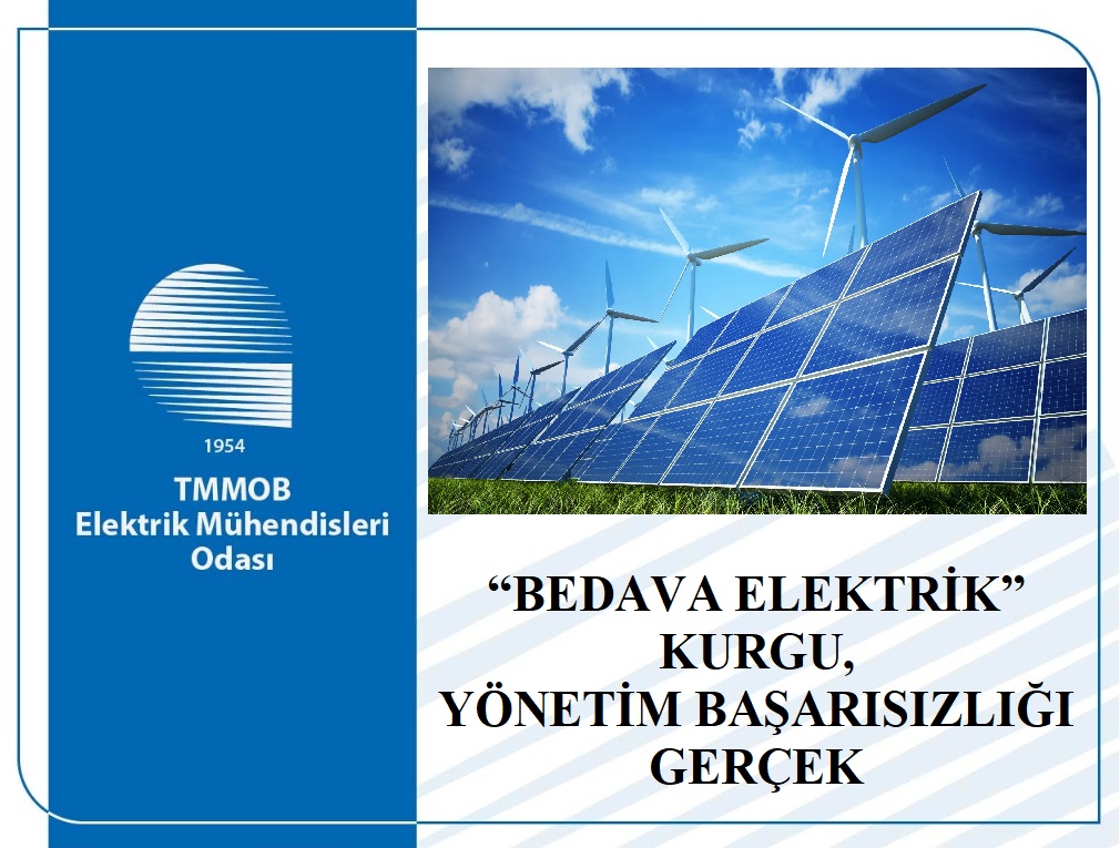 “BEDAVA ELEKTRİK” KURGU, YÖNETİM BAŞARISIZLIĞI GERÇEK

Elektrik Mühendisleri Odası (EMO) 48. Dönem Yönetim Kurulu, Elektrik Piyasasında Lisanssız Elektrik Üretim Yönetmeliği'ndeki değişiklik konusunda basın açıklaması yaptı. 

emo.org.tr/genel/bizden_d…