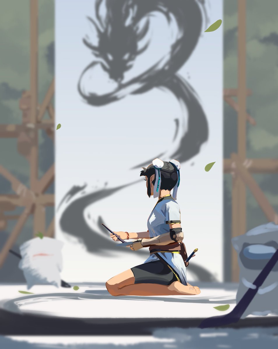 EijiVein's tweet photo. Study kan liu artstyle https://t.co/3FCdEr7UNh