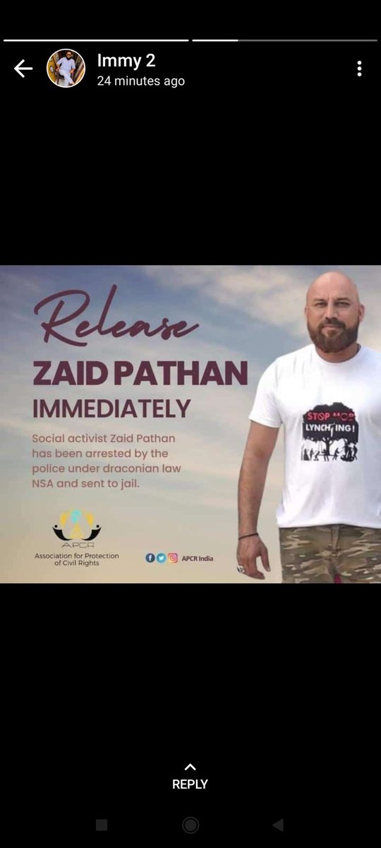 shaikhumer18's tweet photo. #ReleaseZaidPathan https://t.co/71xuVSgZPK