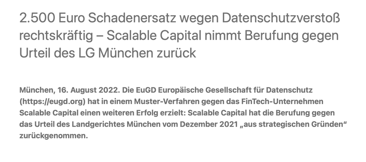 EuGD Europäische Gesellschaft für Datenschutz mbH tweet media