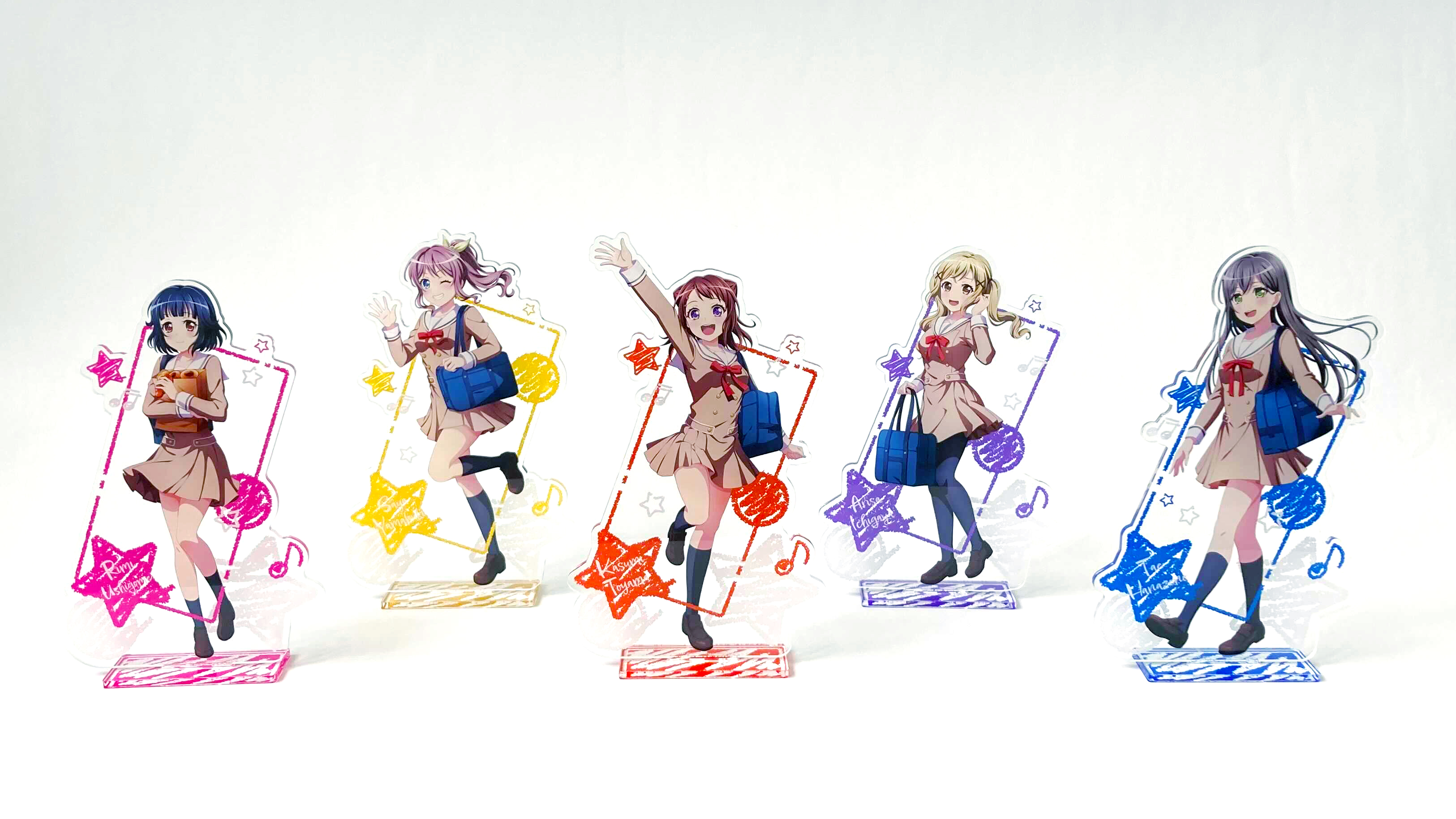 バンドリ! ガルパ アクリルスタンド school ver. パレオ バンドリ！ ガールズバンドパーティ！ アクリルスタンド school