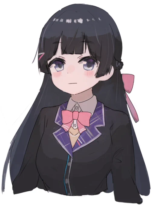 委員長描いてみた #みとあーと 