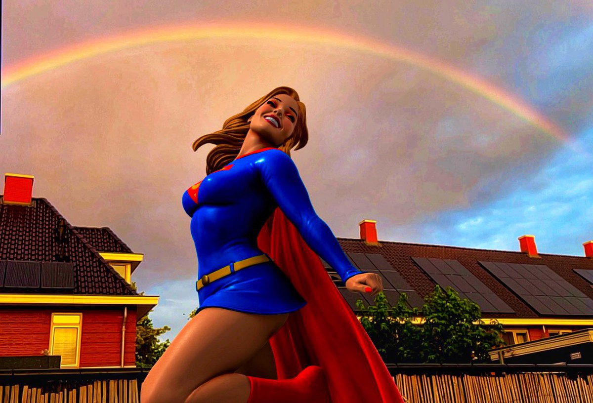 There is a rainbow of hope at the end of every storm 🌈🍀

#veve #VeVecollectibles #VeVeCommunity #vevefam #Supergirl #rainbow