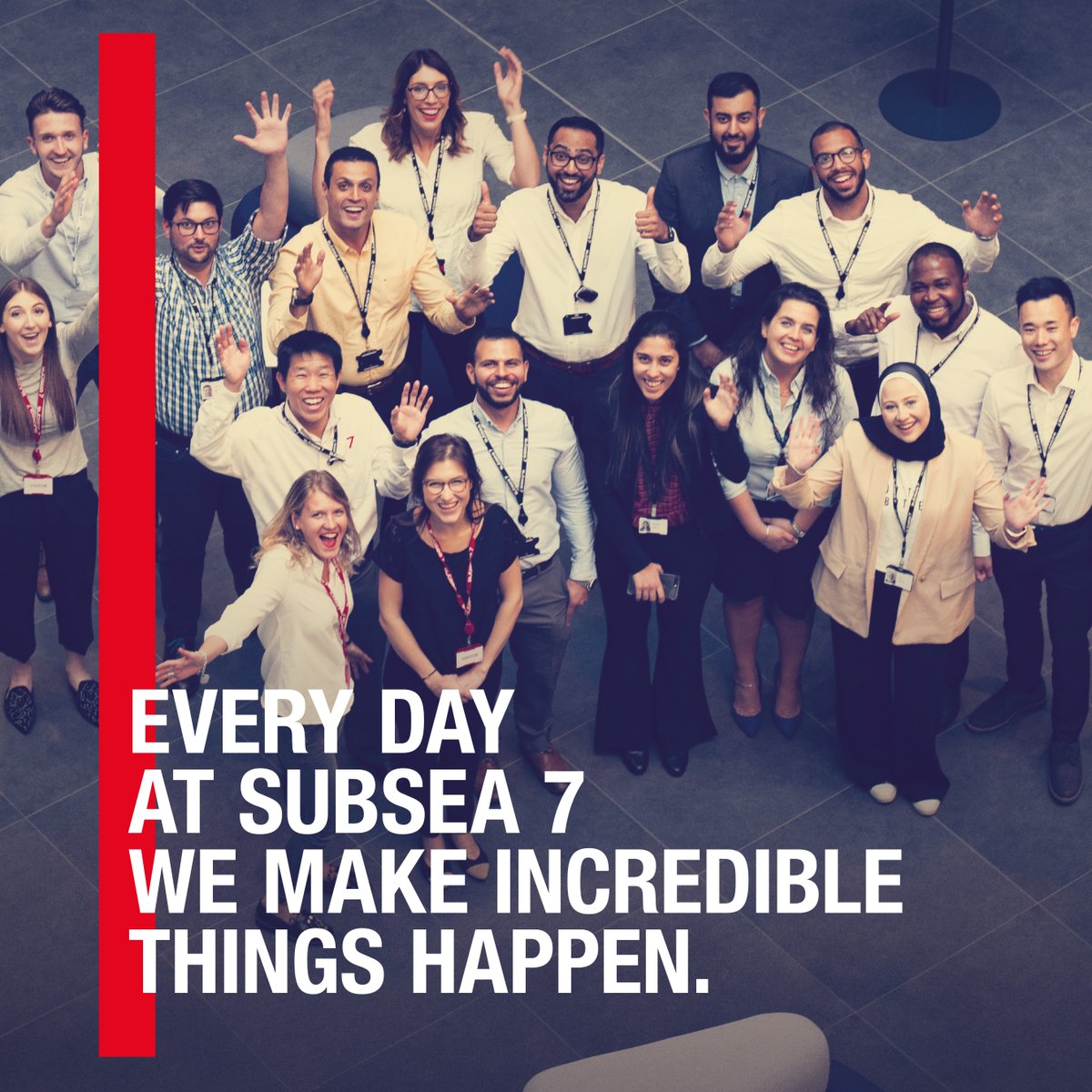 Subsea7Official's tweet photo. We're hiring!
At @Subsea7Official weโre known for our ability to innovate through technology, processes and partnerships.
Check out our wide range of roles available at https://t.co/ZqKdRL6MWE
#Subsea7 #career #wearehiring #Being7 #JobOpportunities #Globalopportunities https://t.co/lM3CUZwb2g